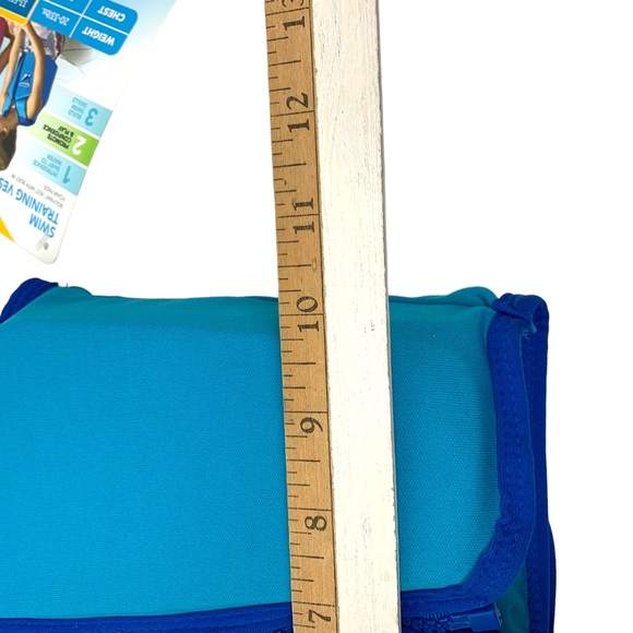 Swim Training Vest Life Jacket SwimSchool Blue Size 33-55 Lbs 22 “ NWT - Picture 6 of 12
